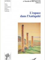 L'espace dans l'Antiquité - Actes de l'Université Paris-Sorbonne [MIS À JOUR]