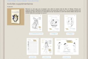 Club de la Vie des Classiques : compléments au cahier de vacances Chez les dieux de l’Olympe à télécharger gratuitement