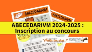 Inscription ABECEDARIVM 2024-2025