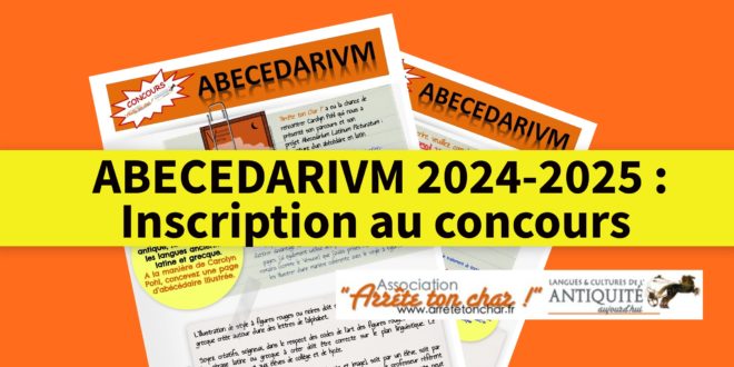 Inscription ABECEDARIVM 2024-2025