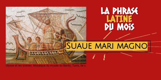 La phrase latine du mois : Suaue mari magno