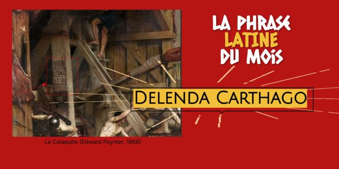 La phrase latine du mois : Delenda Carthago